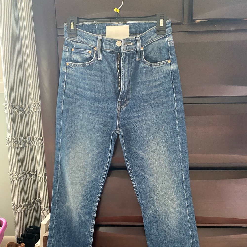 Mother high waisted rider ankle